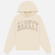 Мужская толстовка   Vintage Arc Hoodie, цвет бежевый, размер XL MARKET