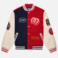 Мужская куртка бомбер   Old West Varsity, цвет синий, размер XXL MARKET