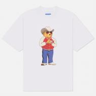 Мужская футболка  Hee-Haw Bear, цвет белый, размер M MARKET