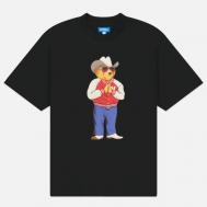 Мужская футболка  Hee-Haw Bear, цвет чёрный, размер M MARKET