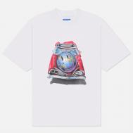 Мужская футболка  x Smiley Pride In My Ride, цвет белый, размер M MARKET