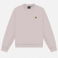 Мужская толстовка  Heavy Laundered Crew Neck, цвет фиолетовый, размер S Lyle & Scott
