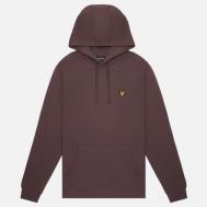 Мужская толстовка  Hoodie Regular Fit, цвет коричневый, размер S Lyle & Scott