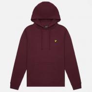 Мужская толстовка  Hoodie Regular Fit, цвет бордовый, размер XXL Lyle & Scott