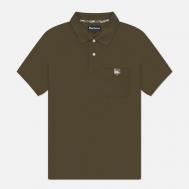 Мужское поло  Tothill Tailored, цвет оливковый, размер L Barbour