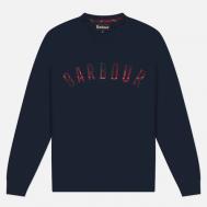 Мужская толстовка  Wynter Crew Neck, цвет синий, размер L Barbour