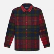 Мужская рубашка  Chapter Tailored Check Overshirt, цвет красный, размер XXL Barbour