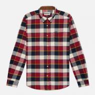 Мужская рубашка  Valley Tailored Checked, цвет красный, размер S Barbour