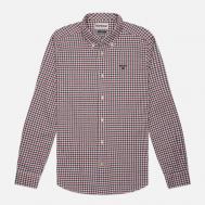 Мужская рубашка  Finkle Tailored Gingham, цвет красный, размер XXL Barbour