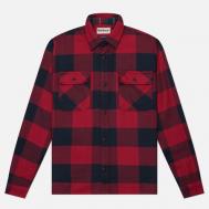 Мужская рубашка  Bertow Relaxed Gingham, цвет красный, размер XXL Barbour