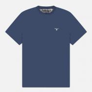 Мужская футболка  Tartan Sports, цвет синий, размер L Barbour