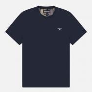 Мужская футболка  Tartan Sports, цвет синий, размер L Barbour