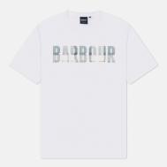 Мужская футболка  Thurford, цвет белый, размер M Barbour