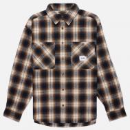 Мужская рубашка  Uniform Flannel, цвет коричневый, размер XXL Alpha Industries