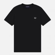 Мужская футболка  Ringer, цвет чёрный, размер XXL FRED PERRY