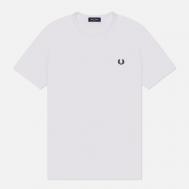 Мужская футболка  Ringer, цвет белый, размер XXL FRED PERRY