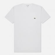 Мужская футболка  Classic Embroidered Logo, цвет белый, размер XXXL Lacoste