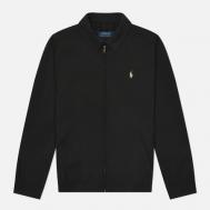 Мужская куртка харрингтон  Bi-Swing Windbreaker, цвет чёрный, размер M Polo Ralph Lauren