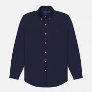 Мужская рубашка  Garment Dyed Oxford, цвет синий, размер XXL Polo Ralph Lauren