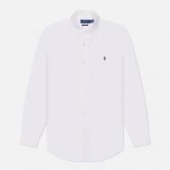 Мужская рубашка  Garment Dyed Oxford, цвет белый, размер XXXL Polo Ralph Lauren