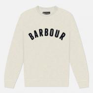 Мужская толстовка  Prep Logo Crew, цвет бежевый, размер XL Barbour