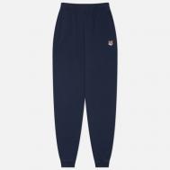 Женские брюки  Fox Head Patch Regular Joggers, цвет синий, размер S Maison Kitsune