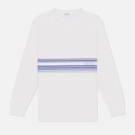 Мужской лонгслив  Loften Nautical Stripe Print Heavy, цвет белый, размер XL NORSE PROJECTS