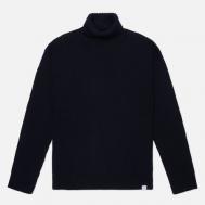 Мужской свитер  Frey Wool Cotton Fisherman, цвет синий, размер M NORSE PROJECTS