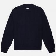 Мужской свитер  Storm Bubble Rib Knit Crewneck, цвет синий, размер XXL NORSE PROJECTS
