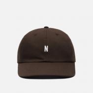 Кепка  Twill Sports, цвет коричневый NORSE PROJECTS