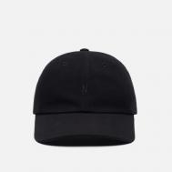 Кепка  Cotton Wool Herringbone Twill 6-Panel, цвет чёрный NORSE PROJECTS