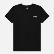 Женская футболка  Simple Dome Crew Neck, цвет чёрный, размер M THE NORTH FACE