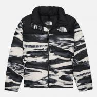 Мужской пуховик  1996 Retro Nuptse Printed, цвет чёрный, размер M THE NORTH FACE