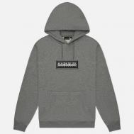 Мужская толстовка  Suze Hoodie, цвет серый, размер L Napapijri