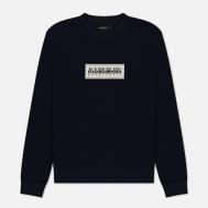 Мужская толстовка  Box Logo Crew Neck, цвет чёрный, размер M Napapijri