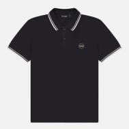 Мужское поло  Macas, цвет чёрный, размер XXL Napapijri