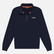 Мужская толстовка  Small Box Half-Zip, цвет синий, размер XXL Napapijri