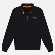 Мужская толстовка  Small Box Half-Zip, цвет чёрный, размер XXL Napapijri