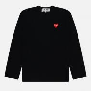 Мужской свитер  Red Emblem Crew Neck, цвет чёрный, размер S Comme des Garcons PLAY