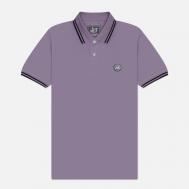 Мужское поло  Peninsula Classic, цвет фиолетовый, размер S Peaceful Hooligan