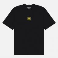 Мужская футболка  Lines, цвет чёрный, размер XXXL Peaceful Hooligan