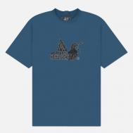 Мужская футболка  System Dove, цвет голубой, размер XL Peaceful Hooligan