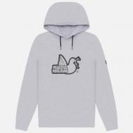 Мужская толстовка  Classic Outline Hoodie, цвет серый, размер XL Peaceful Hooligan