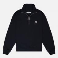 Мужская толстовка  Fox Head Comfort Half-Zip, цвет чёрный, размер M Maison Kitsune