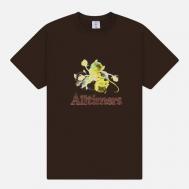 Мужская футболка  Scramble, цвет коричневый, размер M ALLTIMERS