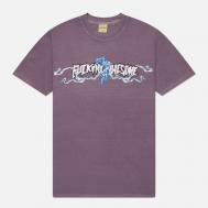 Мужская футболка  Baskin Ribbons, цвет фиолетовый, размер XXL FUCKING AWESOME