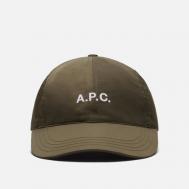 Кепка  Charlie Nylon, цвет оливковый, размер 56 A.P.C.
