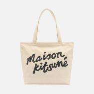 Сумка  Handwriting Tote, цвет бежевый Maison Kitsune