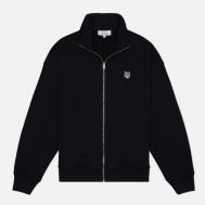 Мужская толстовка  Fox Head Zipped Comfort, цвет чёрный, размер XL Maison Kitsune