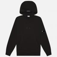 Мужская толстовка  Diagonal Raised Fleece Lens Regular Fit Hoodie, цвет чёрный, размер M C.P. COMPANY